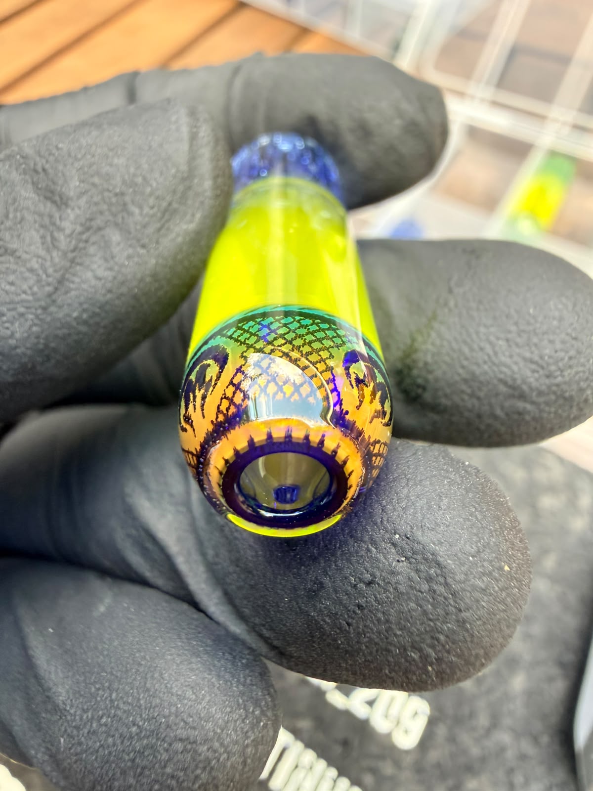 Mothership Multi-Hole Art Tip – Neon Yellow Fade