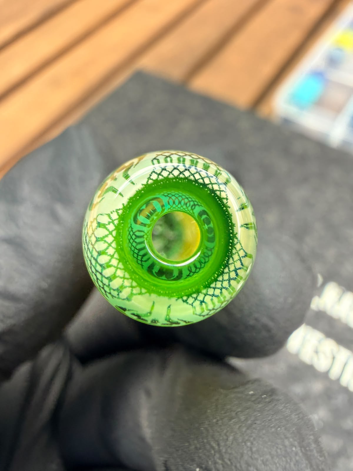 Mothership Multi-Hole Art Tip – Neon Green Fade