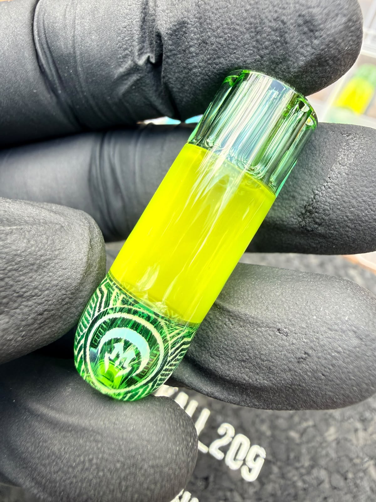 Mothership Multi-Hole Art Tip – Neon Green Fade