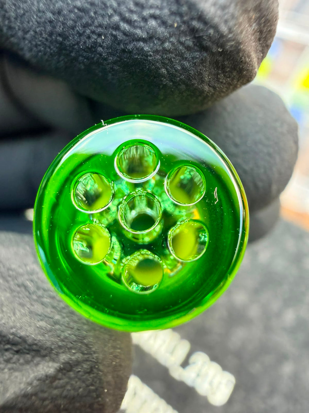 Mothership Multi-Hole Art Tip – Neon Green Fade