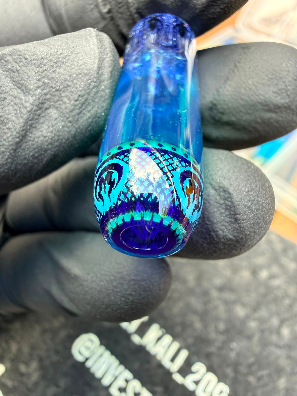 Mothership Multi-Hole Art Tip – Ice Blue Fade