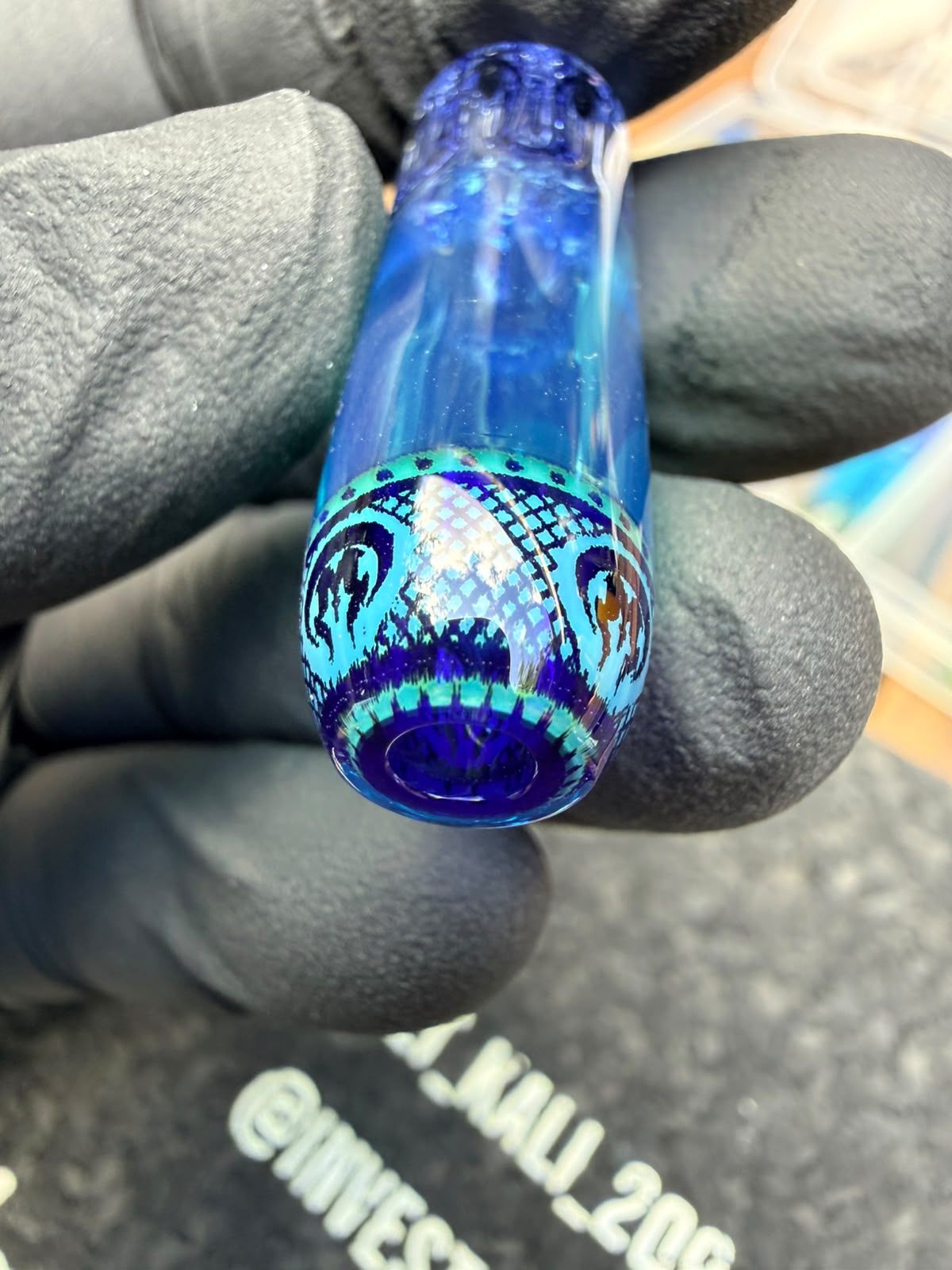 Mothership Multi-Hole Art Tip – Ice Blue Fade