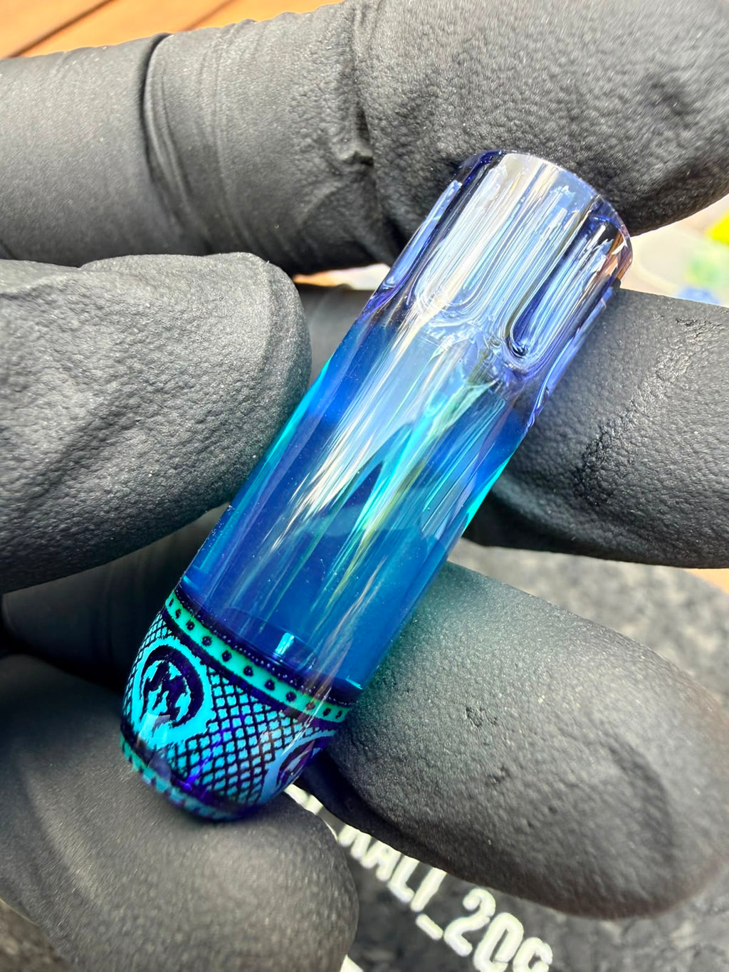 Mothership Multi-Hole Art Tip – Ice Blue Fade