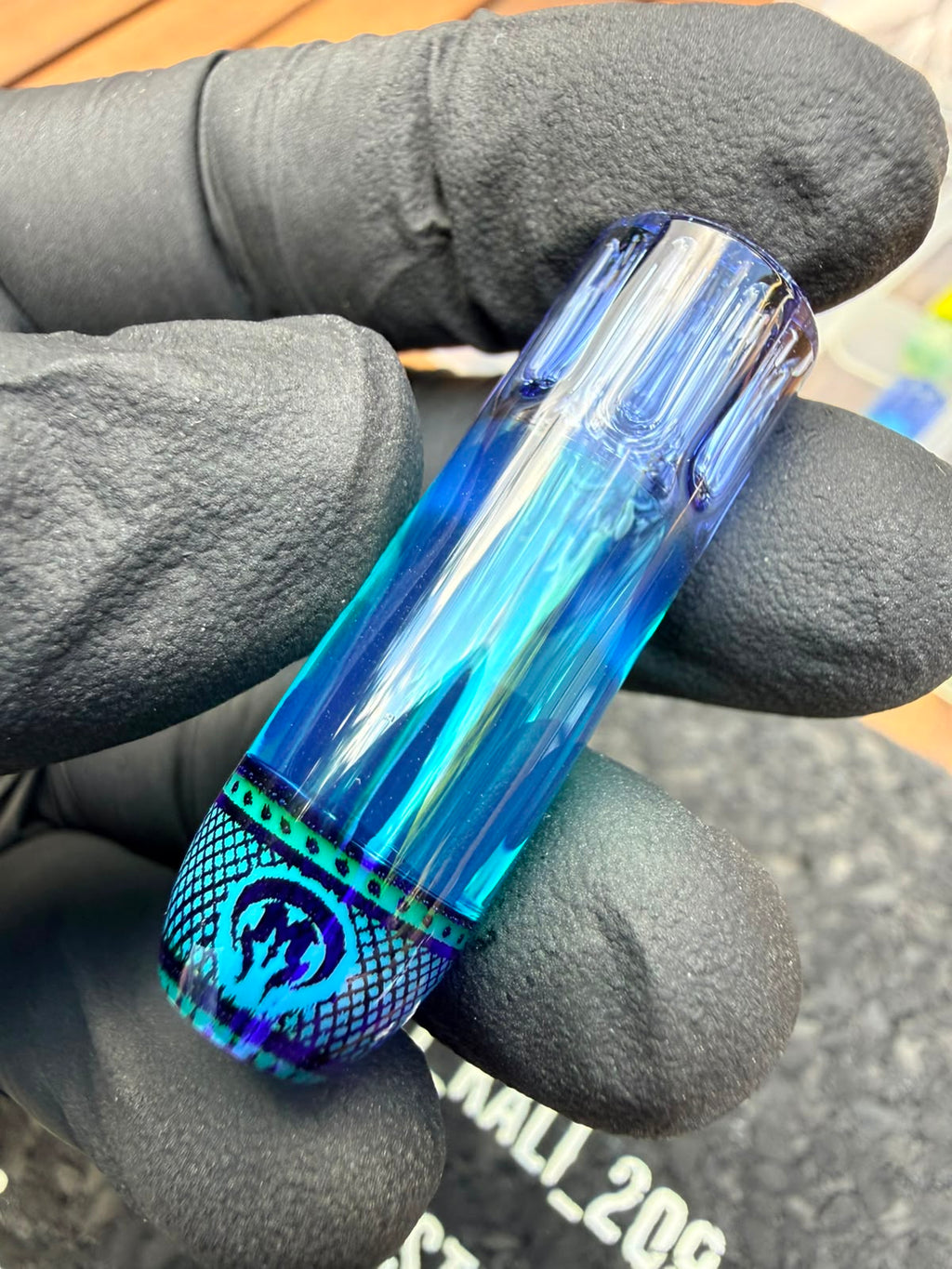 Mothership Multi-Hole Art Tip – Ice Blue Fade