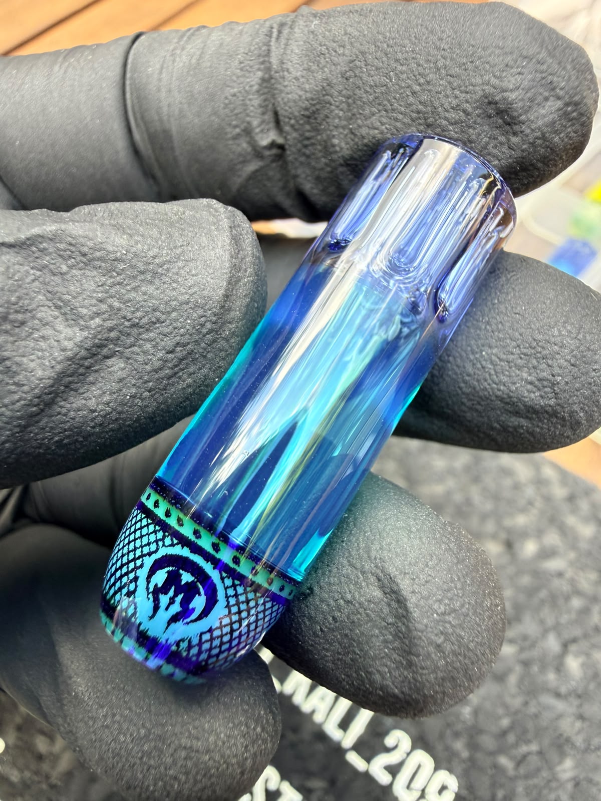 Mothership Multi-Hole Art Tip – Ice Blue Fade