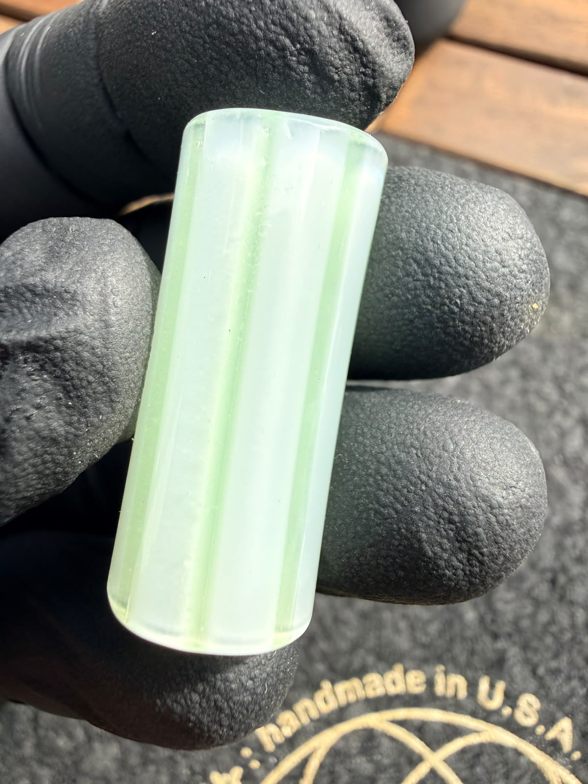 Meccas Glass Multi-Hole Filtertip – Weiß/Grün