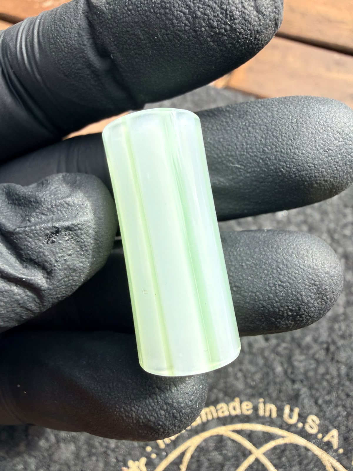 Meccas Glass Multi-Hole Filtertip – Weiß/Grün