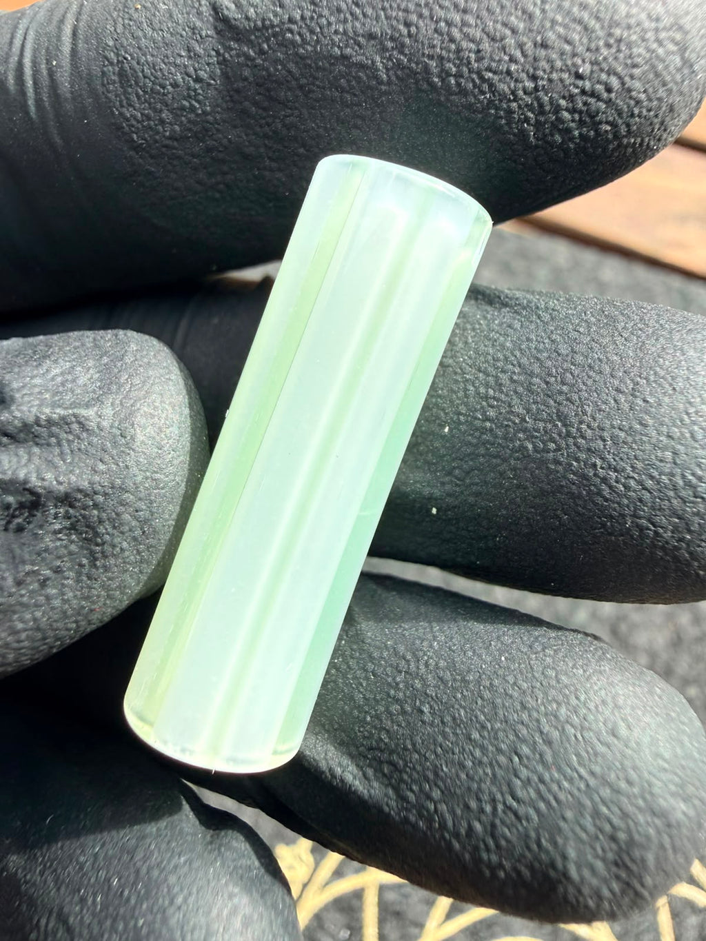 Meccas Glass Filtertip – Weiß / Grün