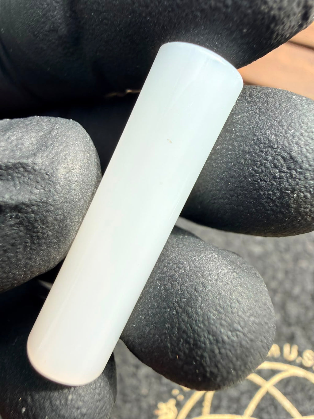 Meccas Glass Multi-Hole Filtertip – Weiß / Clear