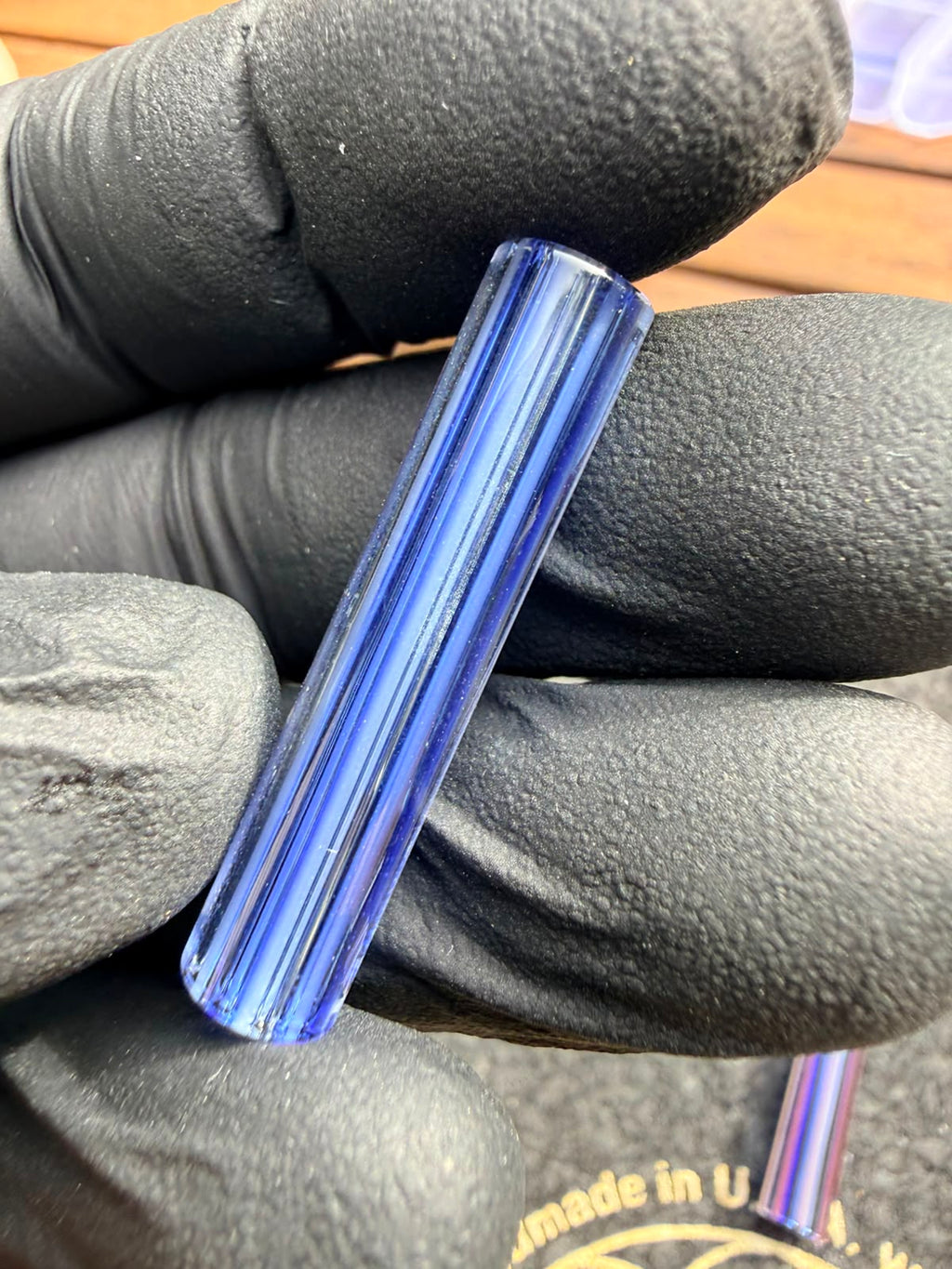 Meccas Glass Multi-Hole Filtertip – Blau / Clear