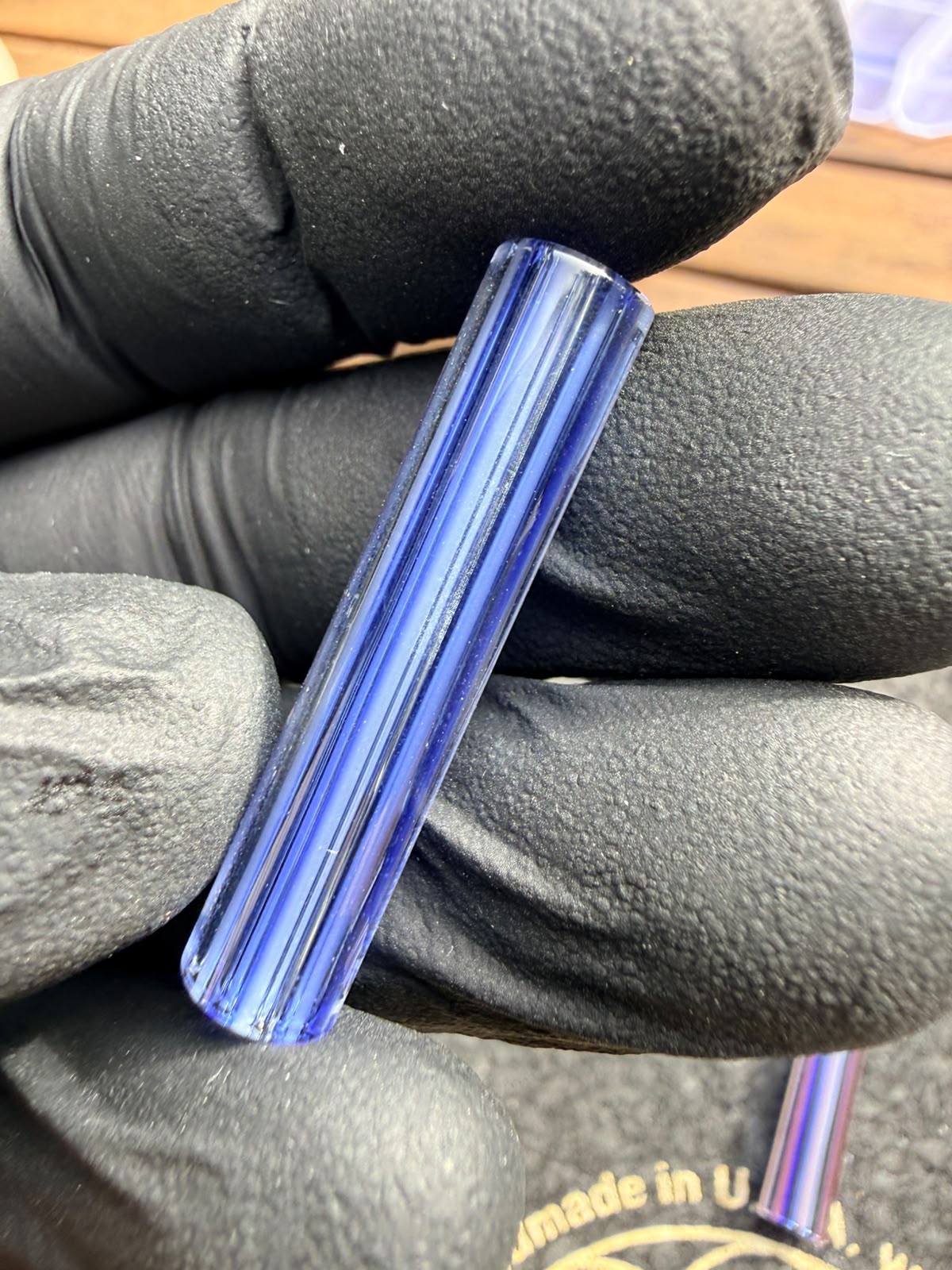 Meccas Glass Multi-Hole Filtertip – Blau / Clear