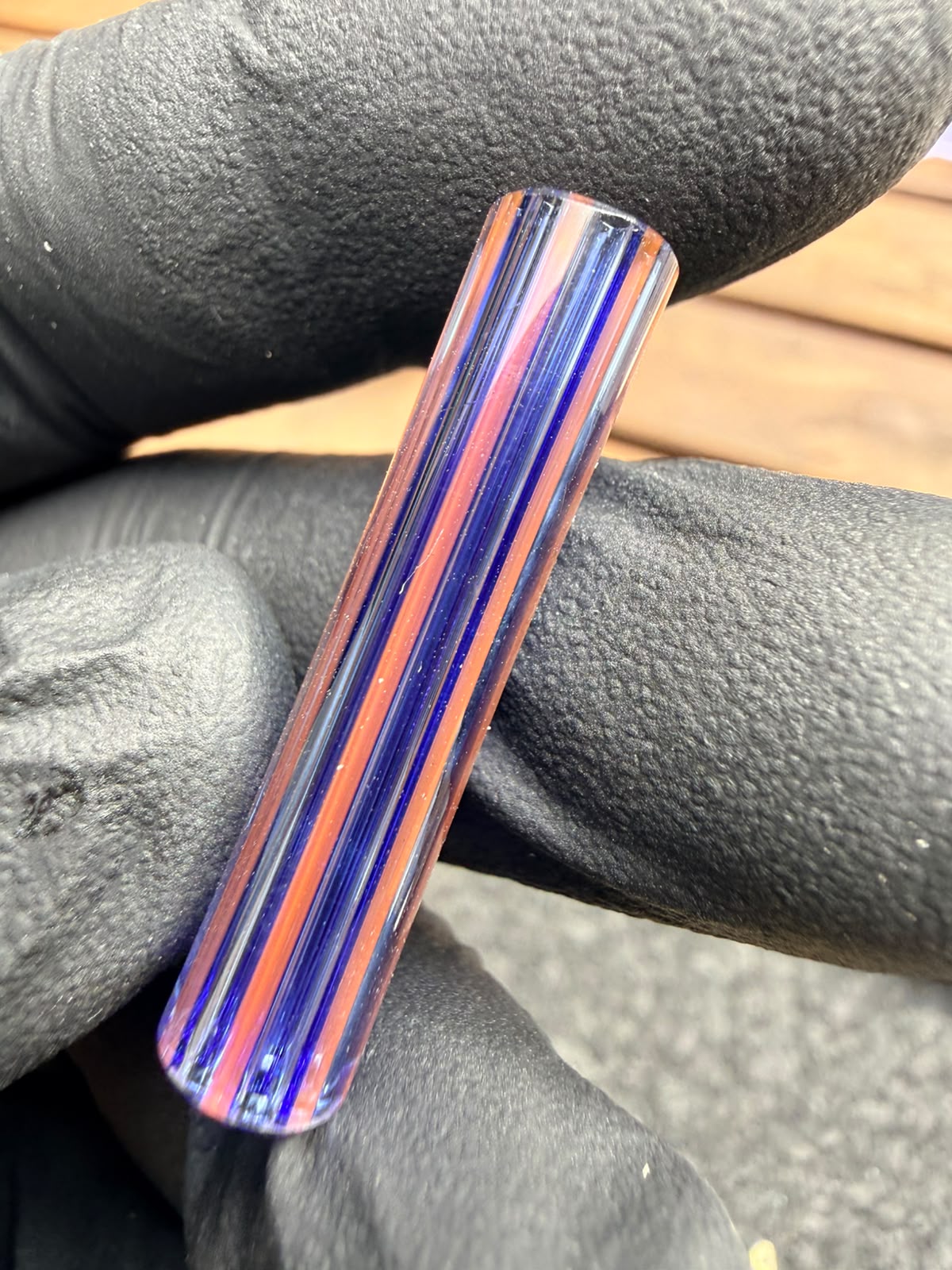 Meccas Glass Multi-Hole Filtertip – Blau / Orange