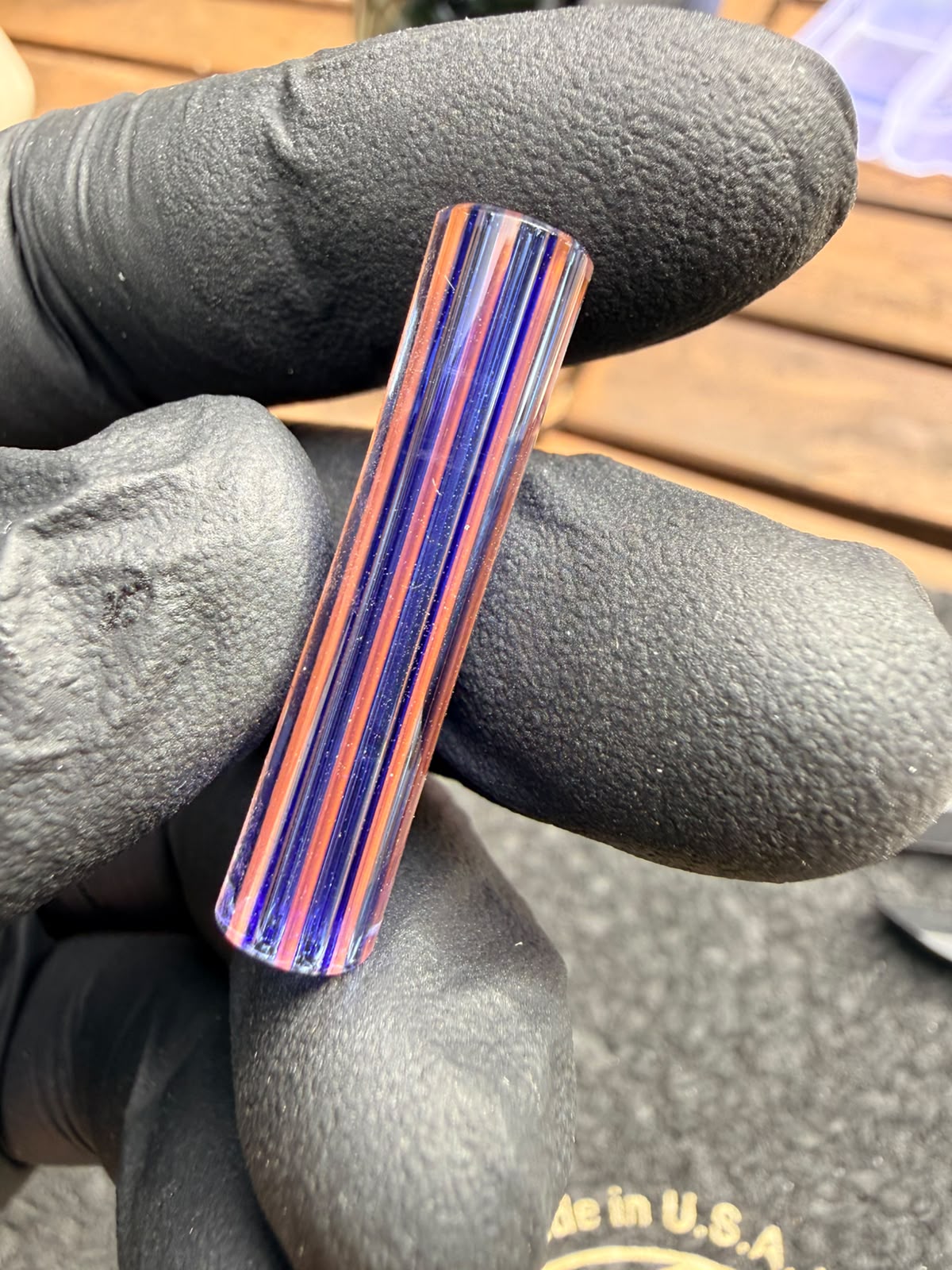 Meccas Glass Multi-Hole Filtertip – Blau / Orange