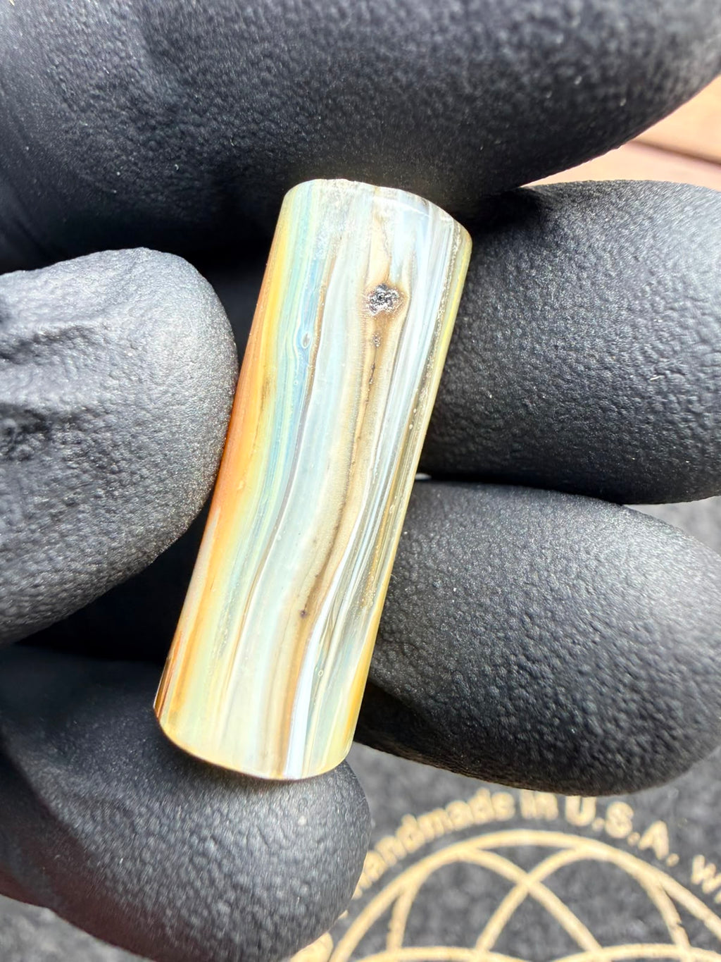 Meccas Glass Multi-Hole Filtertip – Amber / Blue