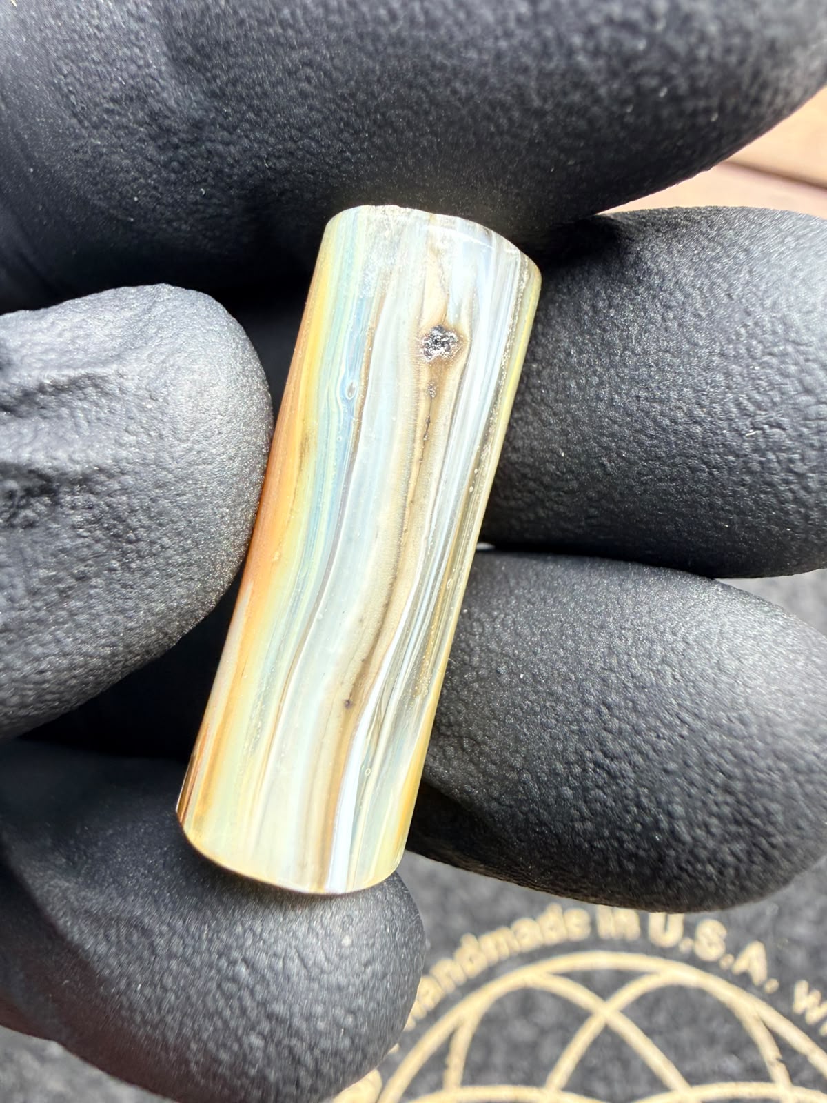 Meccas Glass Multi-Hole Filtertip – Amber / Blue