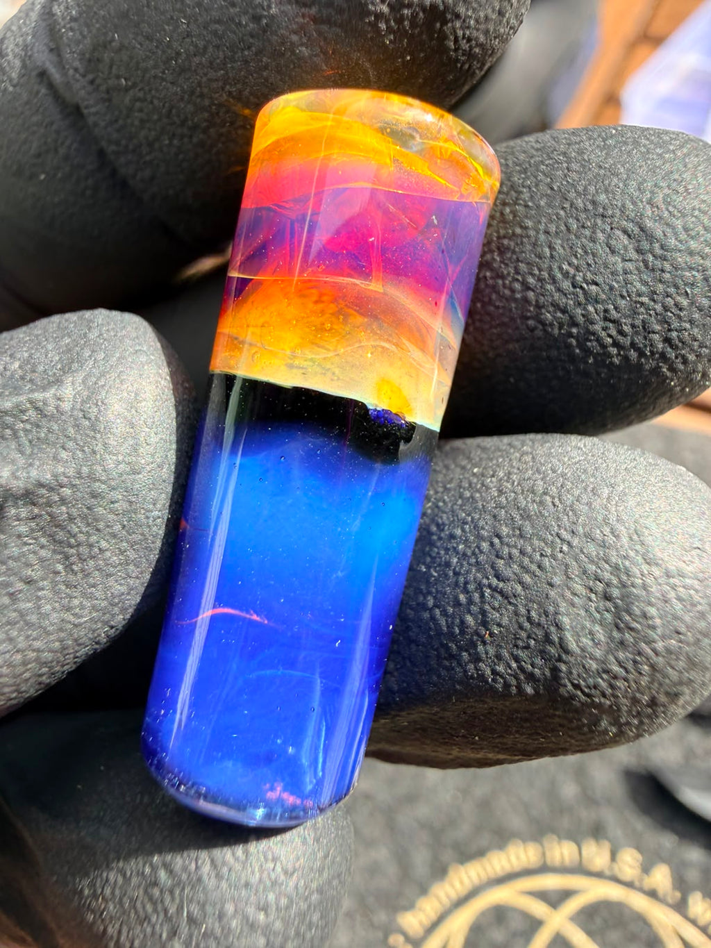 Meccas Glass Single-Hole Filtertip – Blue / Purple / Pink / Amber