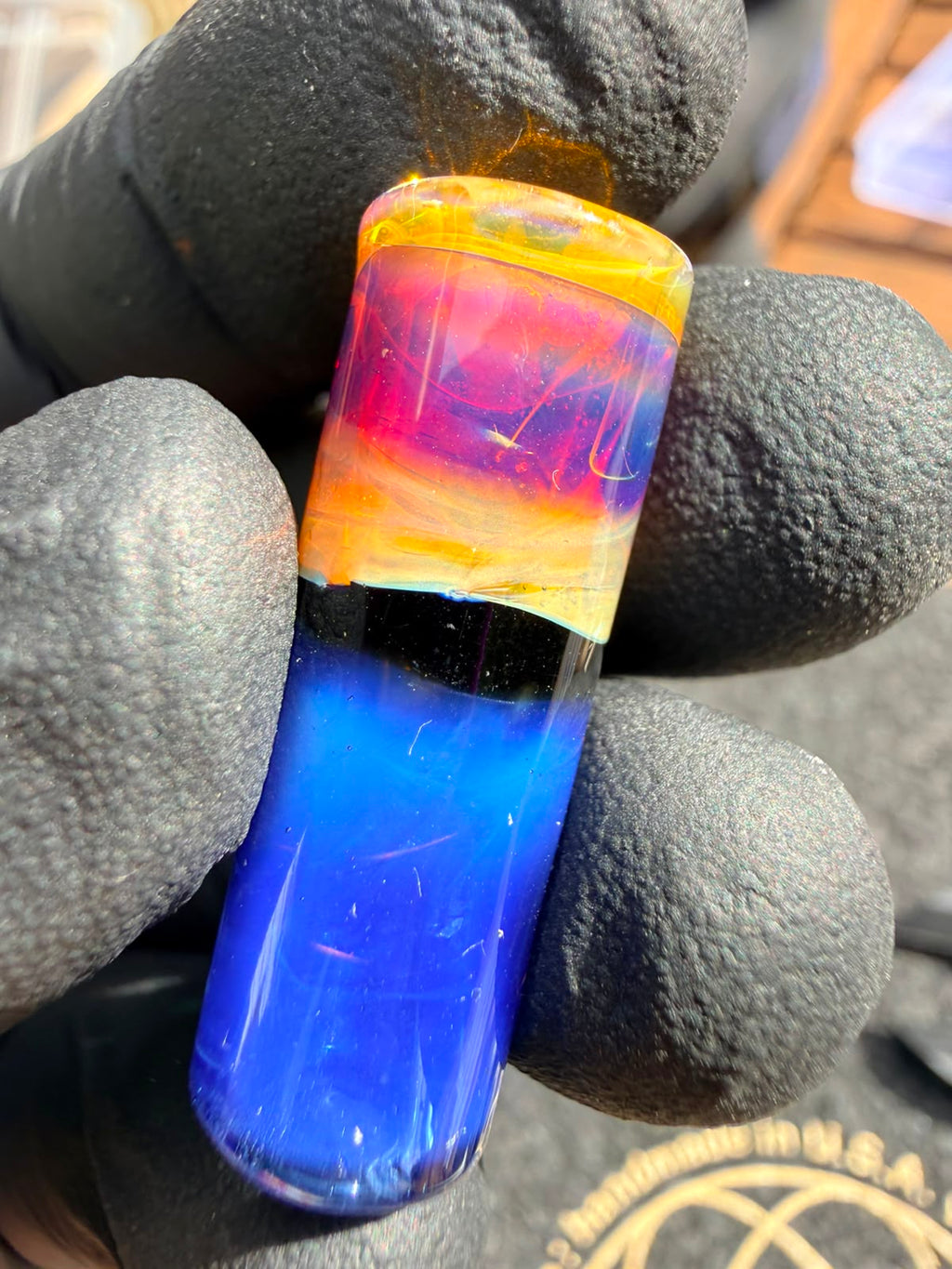 Meccas Glass Single-Hole Filtertip – Blue / Purple / Pink / Amber