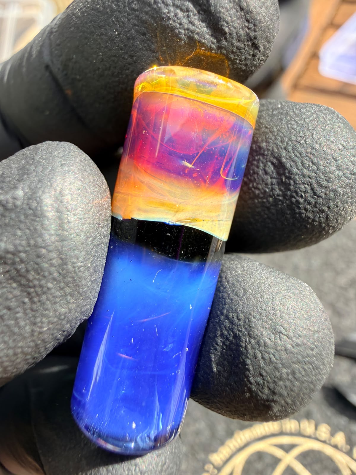 Meccas Glass Single-Hole Filtertip – Blue / Purple / Pink / Amber