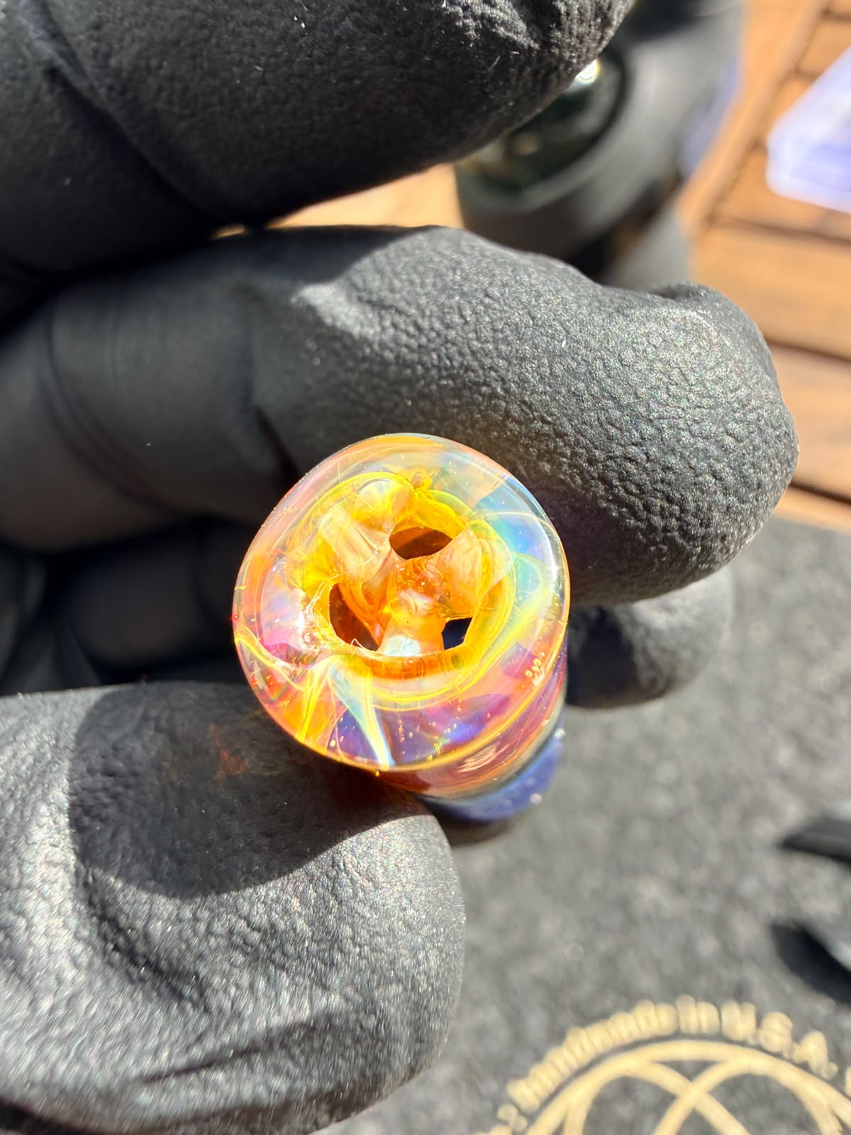 Meccas Glass Single-Hole Filtertip – Blue / Purple / Pink / Amber