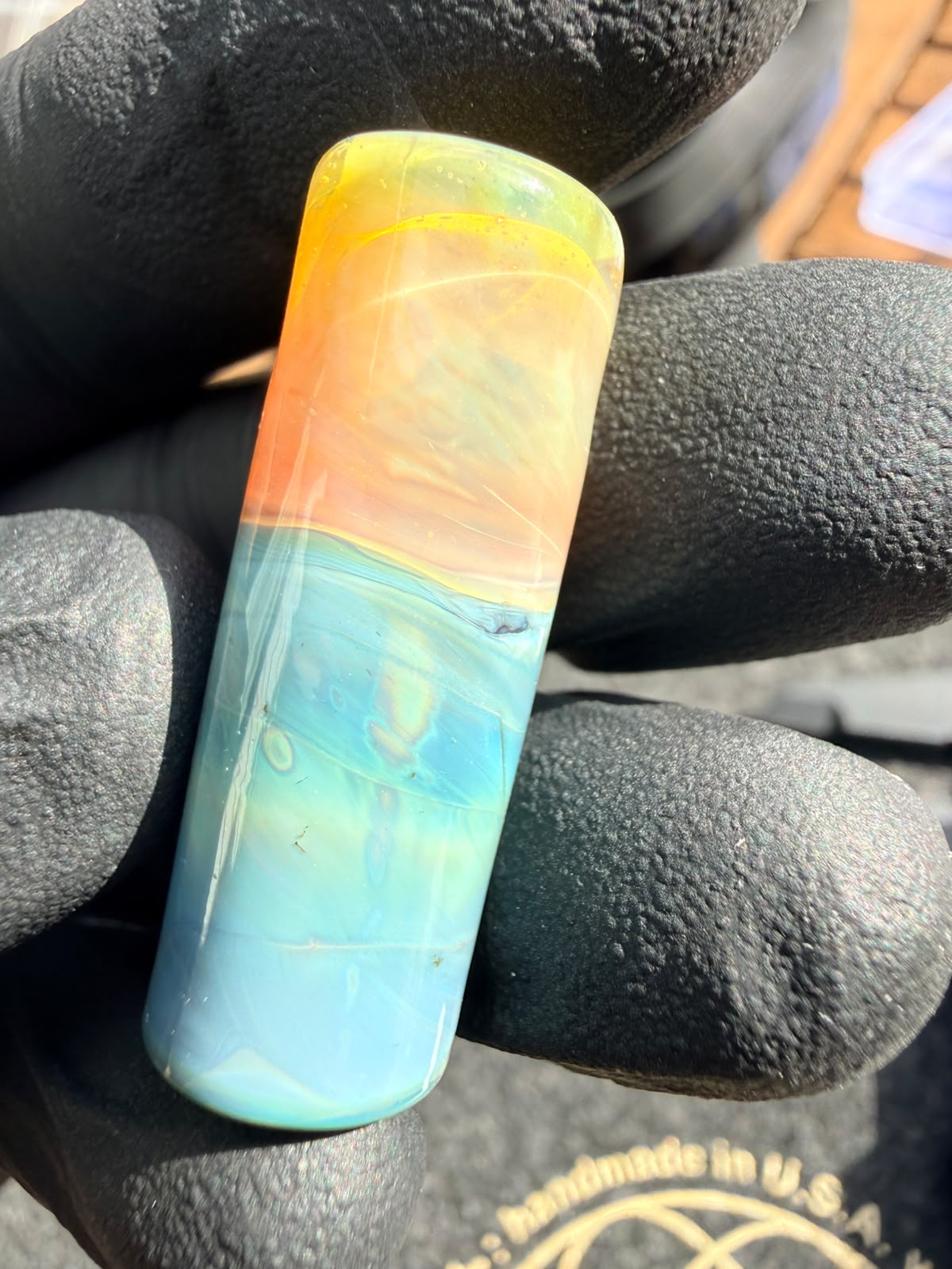 Meccas Glass Single-Hole Filtertip – Türkis / Blau / Grün / Amber / Gelb