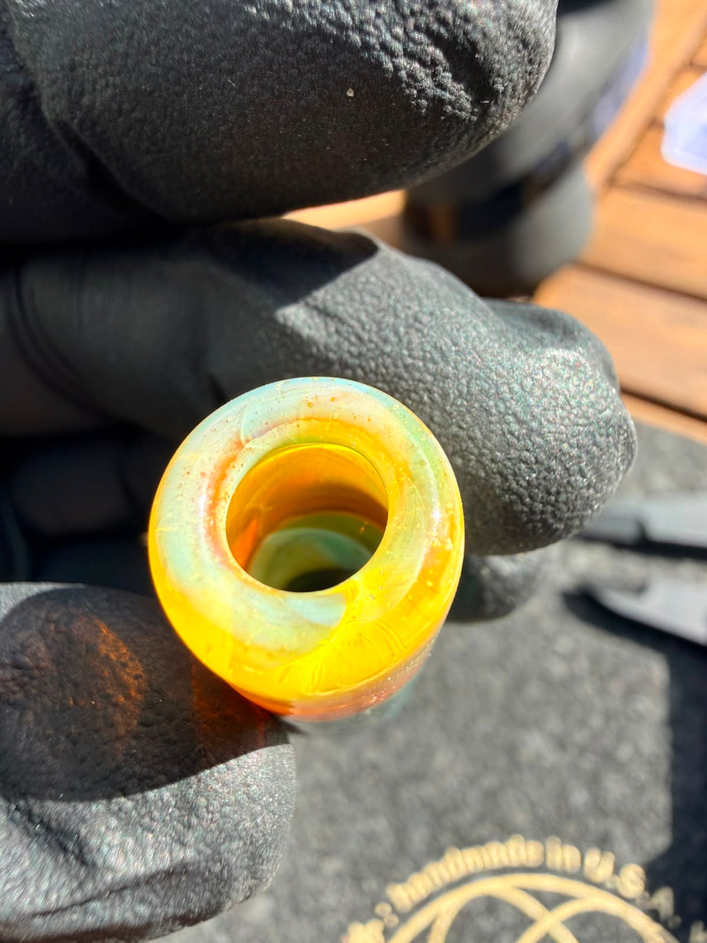 Meccas Glass Single-Hole Filtertip – Türkis / Blau / Grün / Amber / Gelb