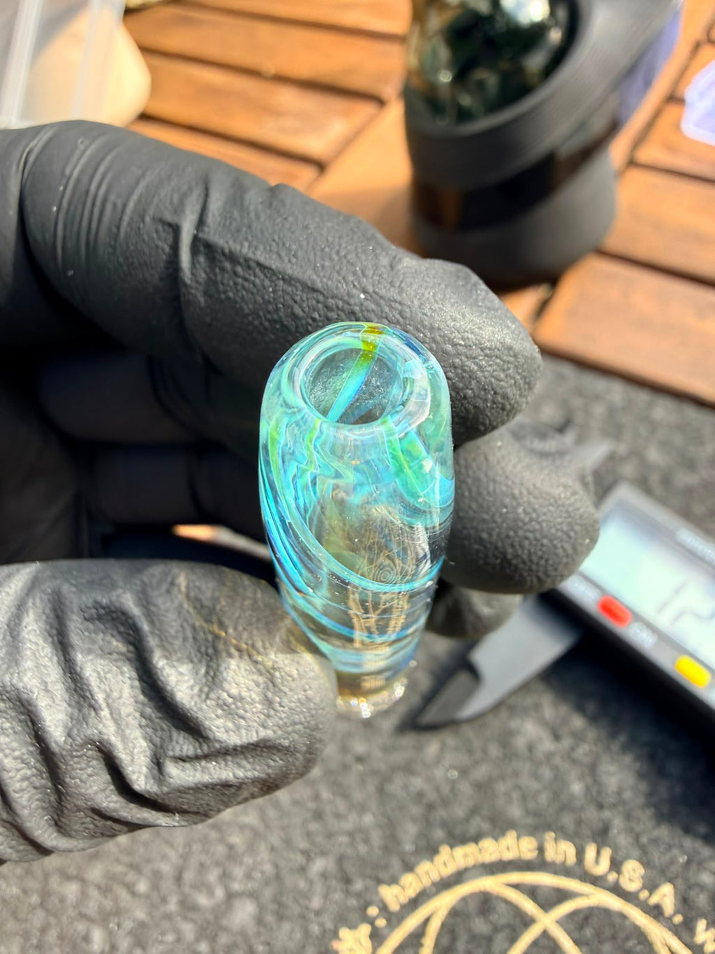 Meccas Glass Hybrid Filtertip – Aqua / Blue / Clear