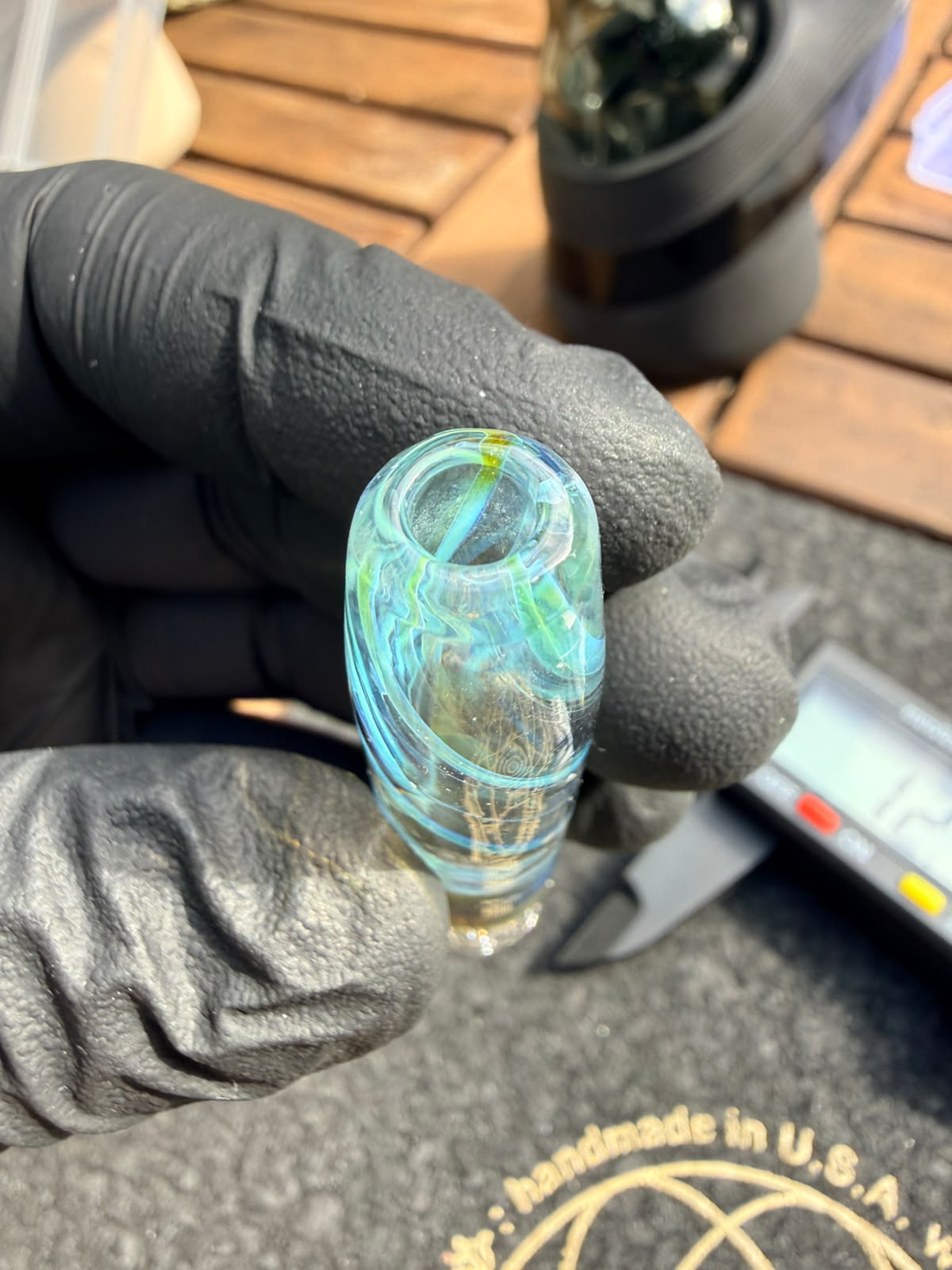 Meccas Glass Hybrid Filtertip – Aqua / Blue / Clear