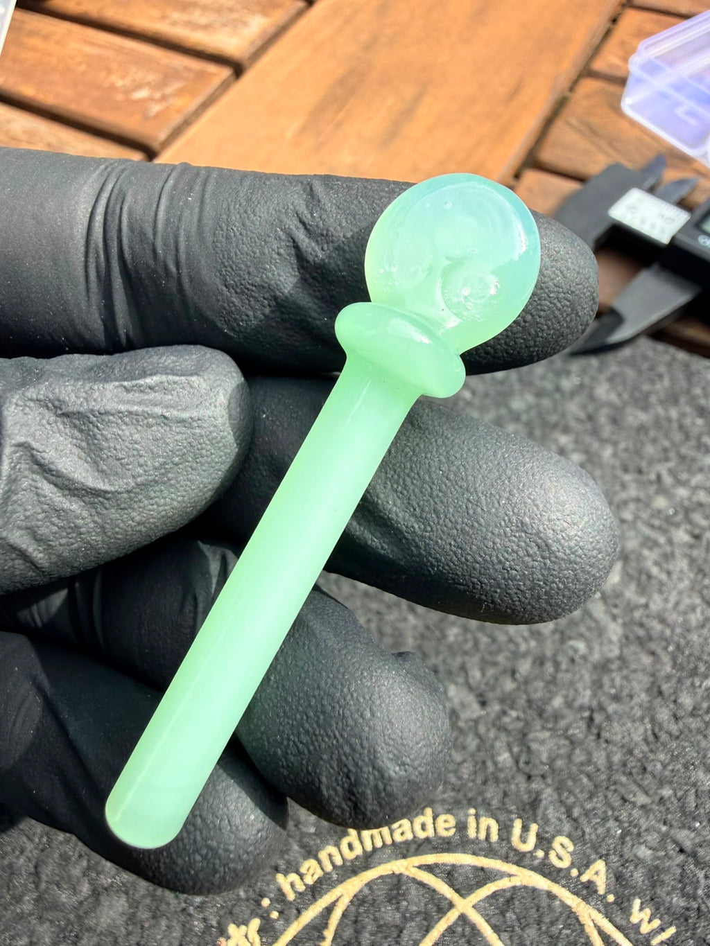 Meccas Glass Packer – Light Green