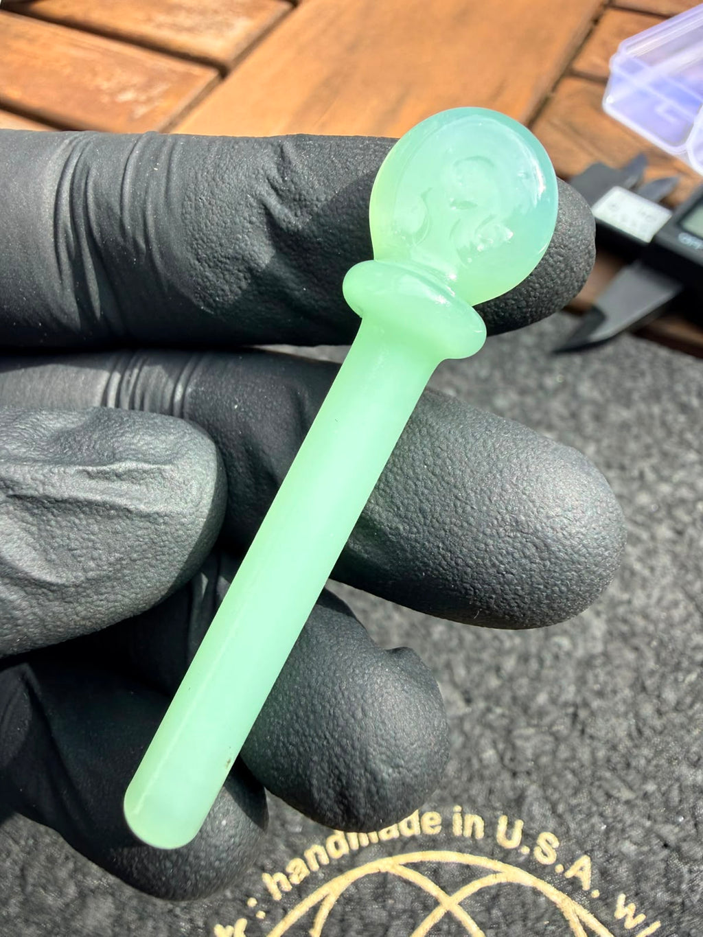 Meccas Glass Packer – Light Green