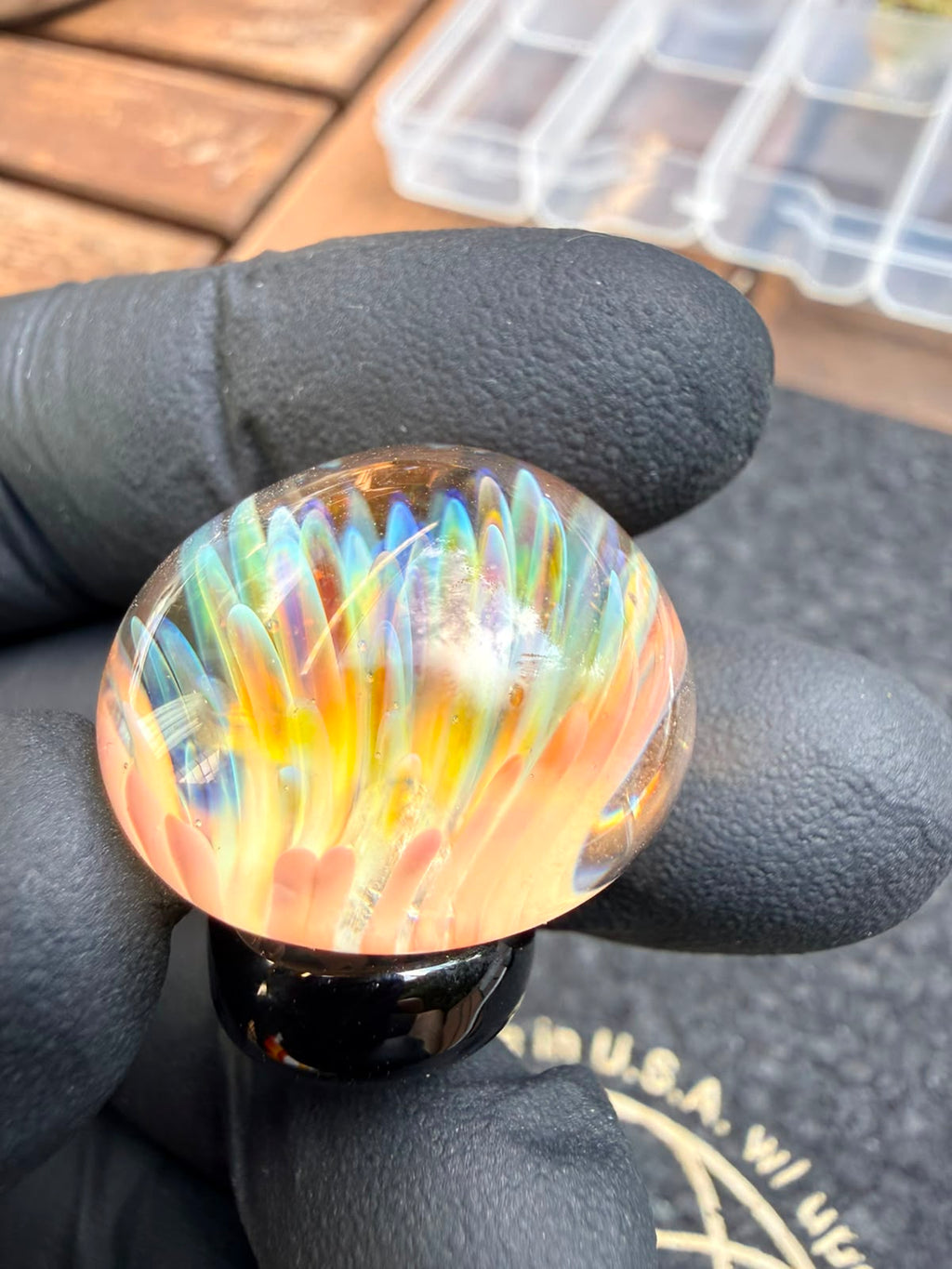 Meccas Glass Implosion Marble – Tower Stopper