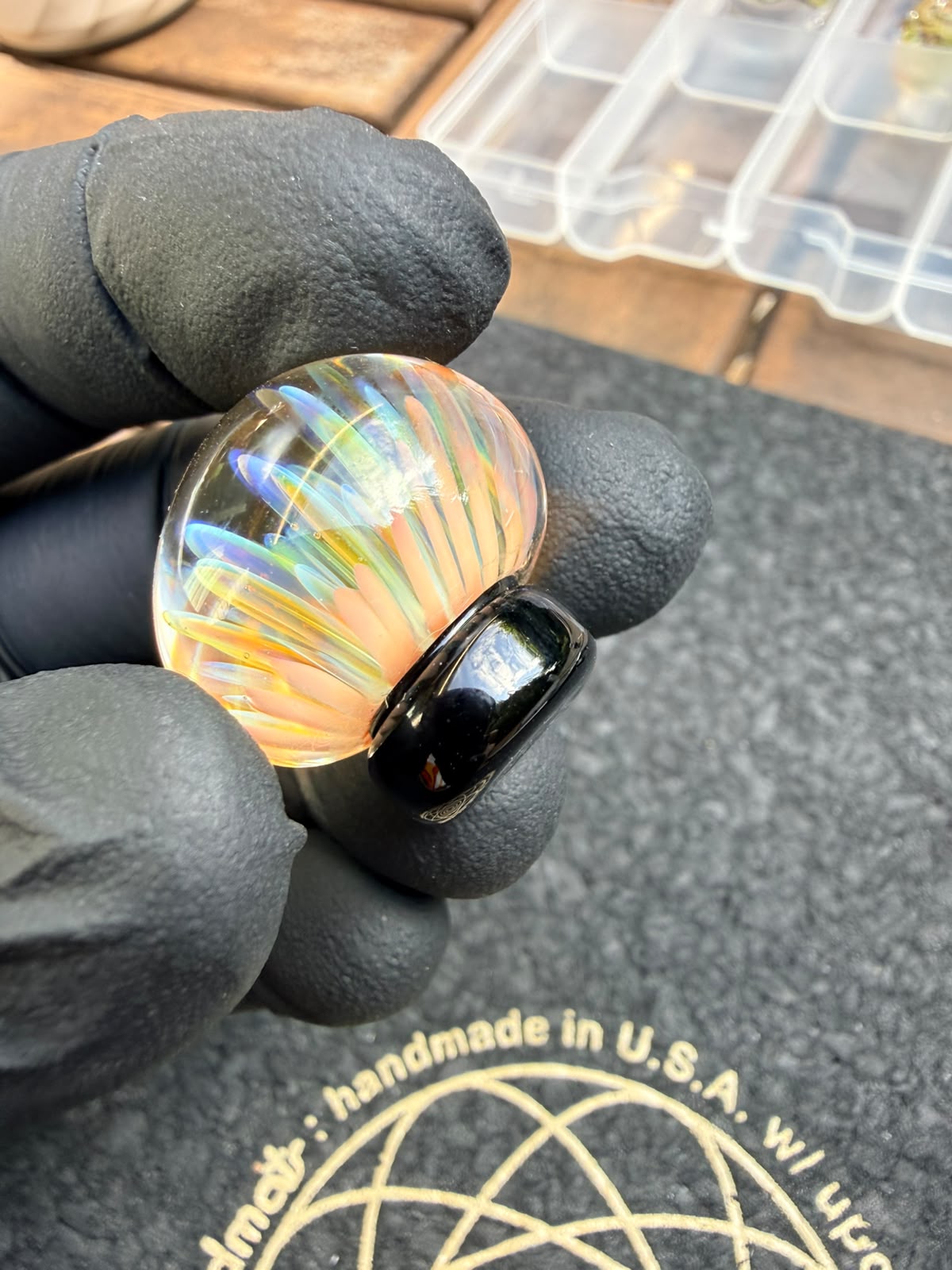 Meccas Glass Implosion Marble – Tower Stopper