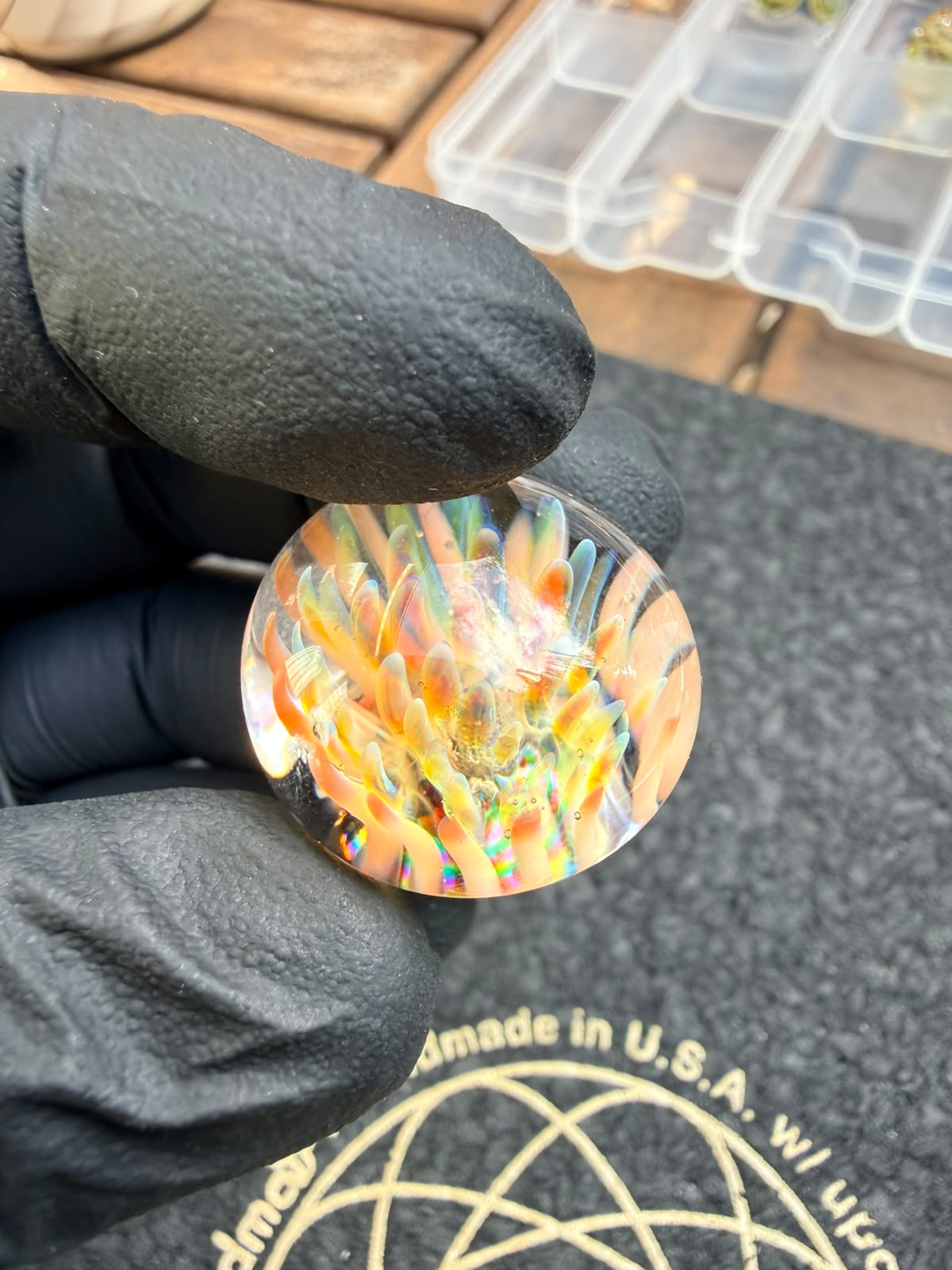 Meccas Glass Implosion Marble – Tower Stopper