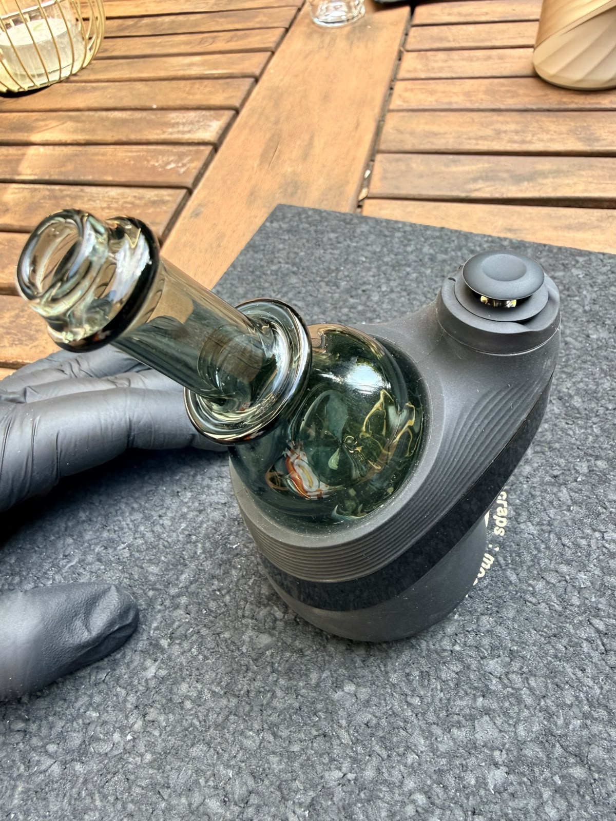 Meccas Glass Dry Top – Smoke Black