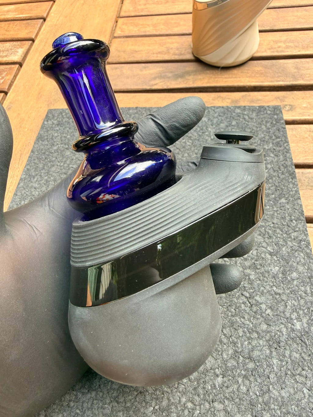 Meccas Glass Dry Top – Transparent Blue