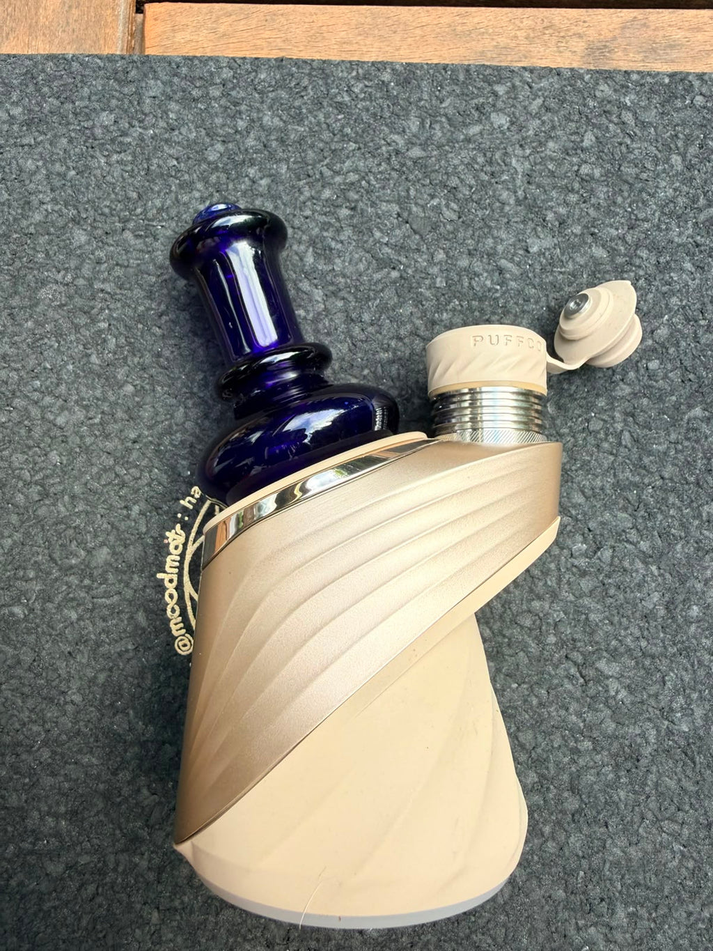Meccas Glass Dry Top – Transparent Blue