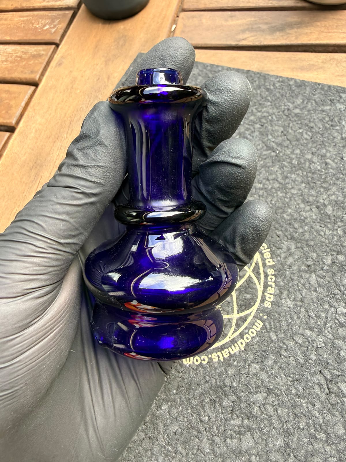 Meccas Glass Dry Top – Transparent Blue