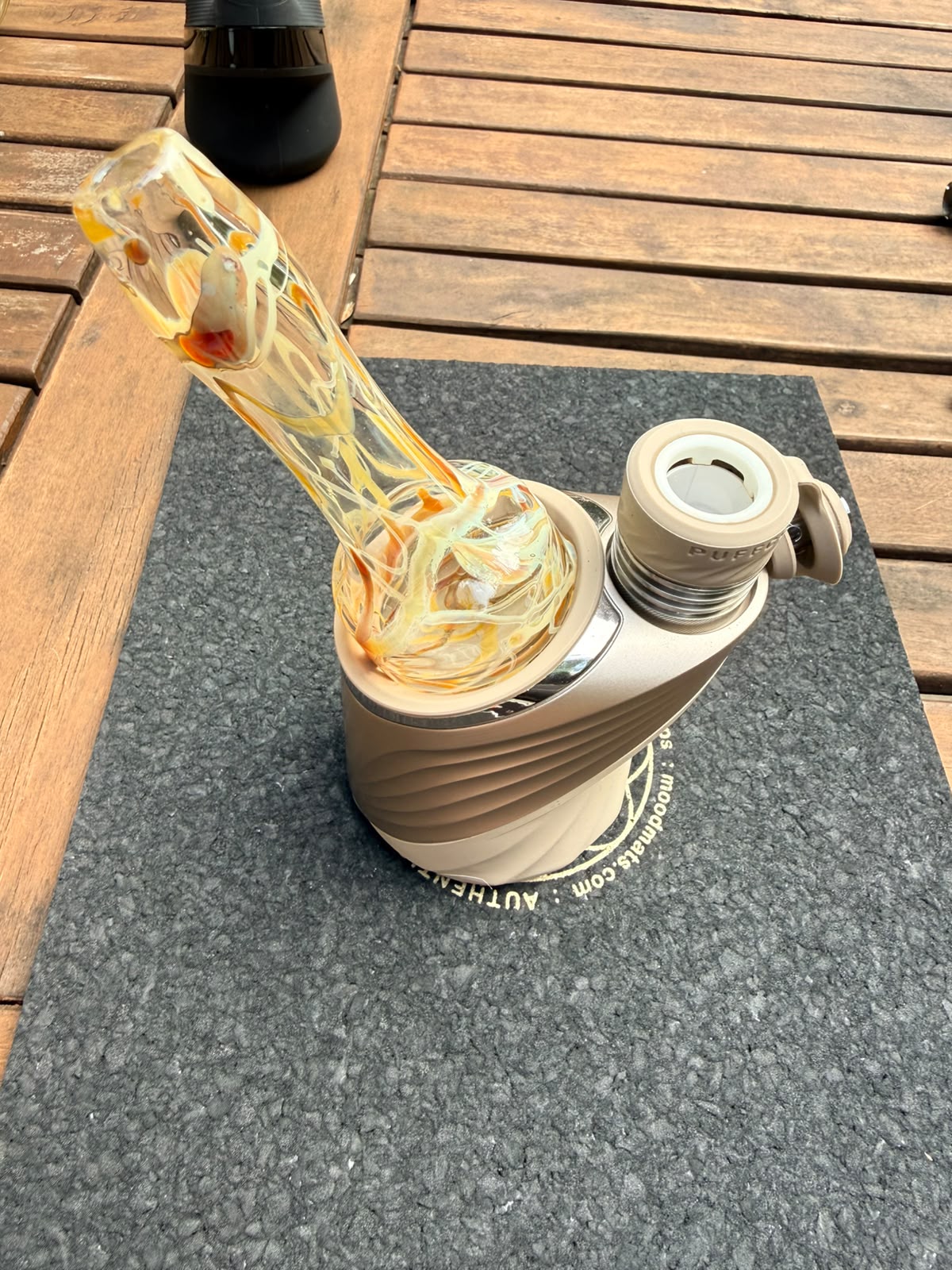 Meccas Glass Dry Top – Amber Swirl