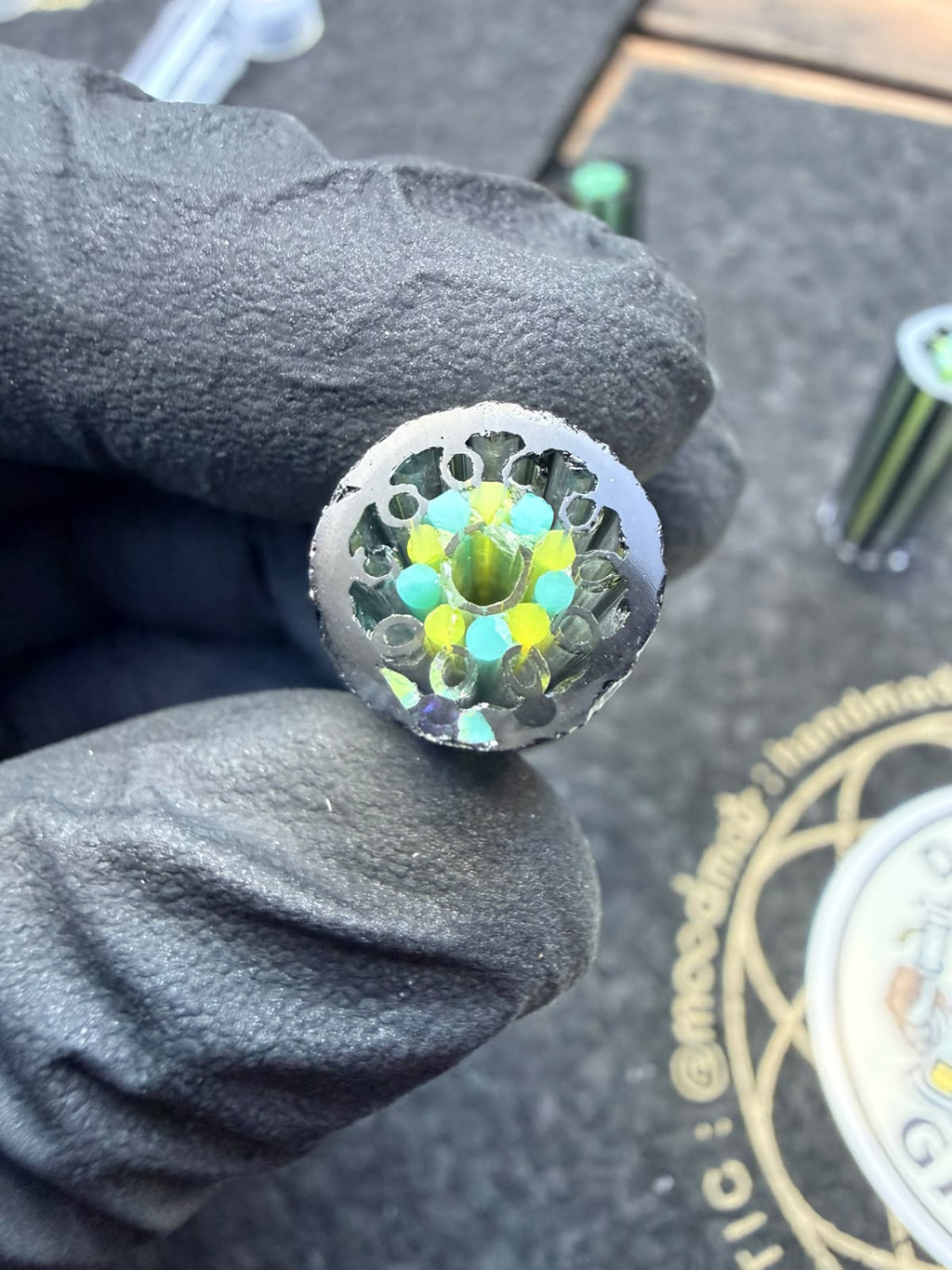 Sabai Glass | Multi-Hole Glass Filter Tip -11 mm