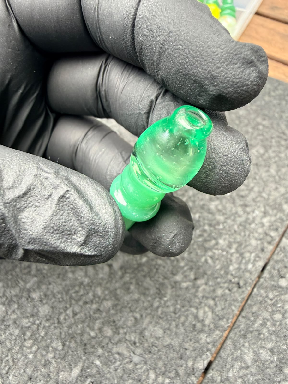 Meccas Glass Brazilian Filtertip – Green / Transparent Green - 7,9 mm