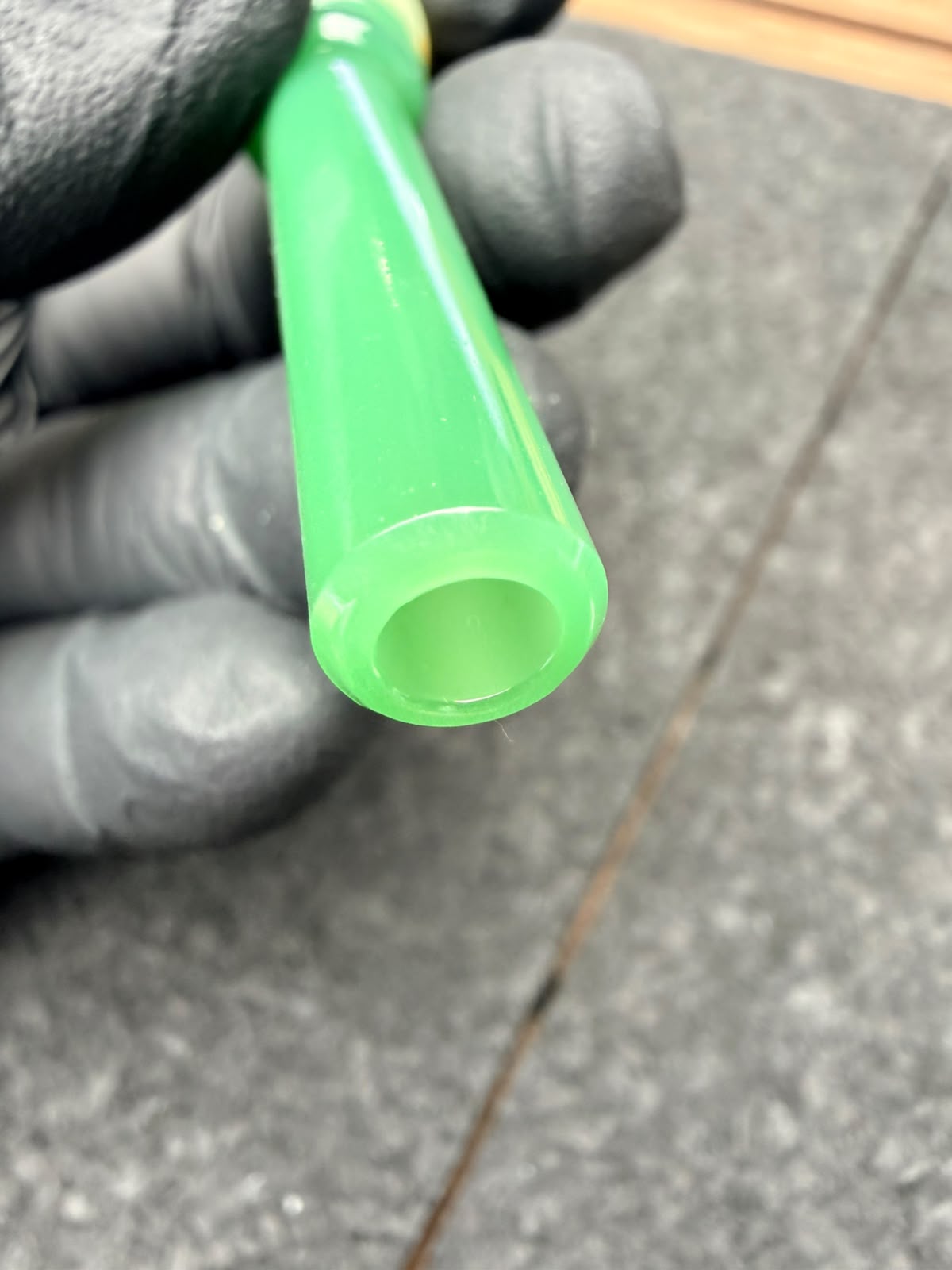 Meccas Glass Brazilian Filtertip – Green / Cream / Amber - 8,2 mm