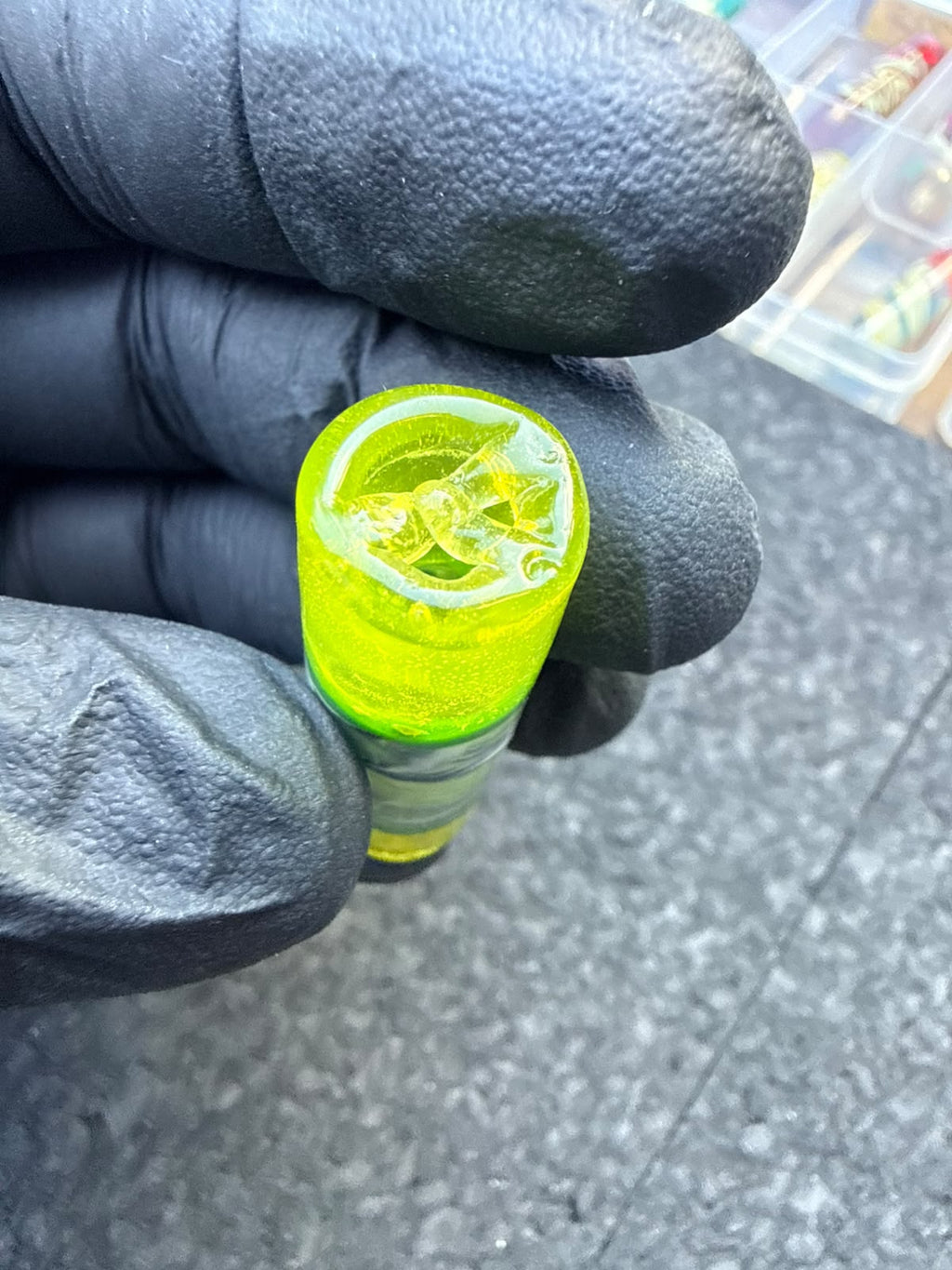 Punta per artisti del vetro Meccas – Giallo neon / Lime / Verde / Bianco – Grado B – 12,9 mm