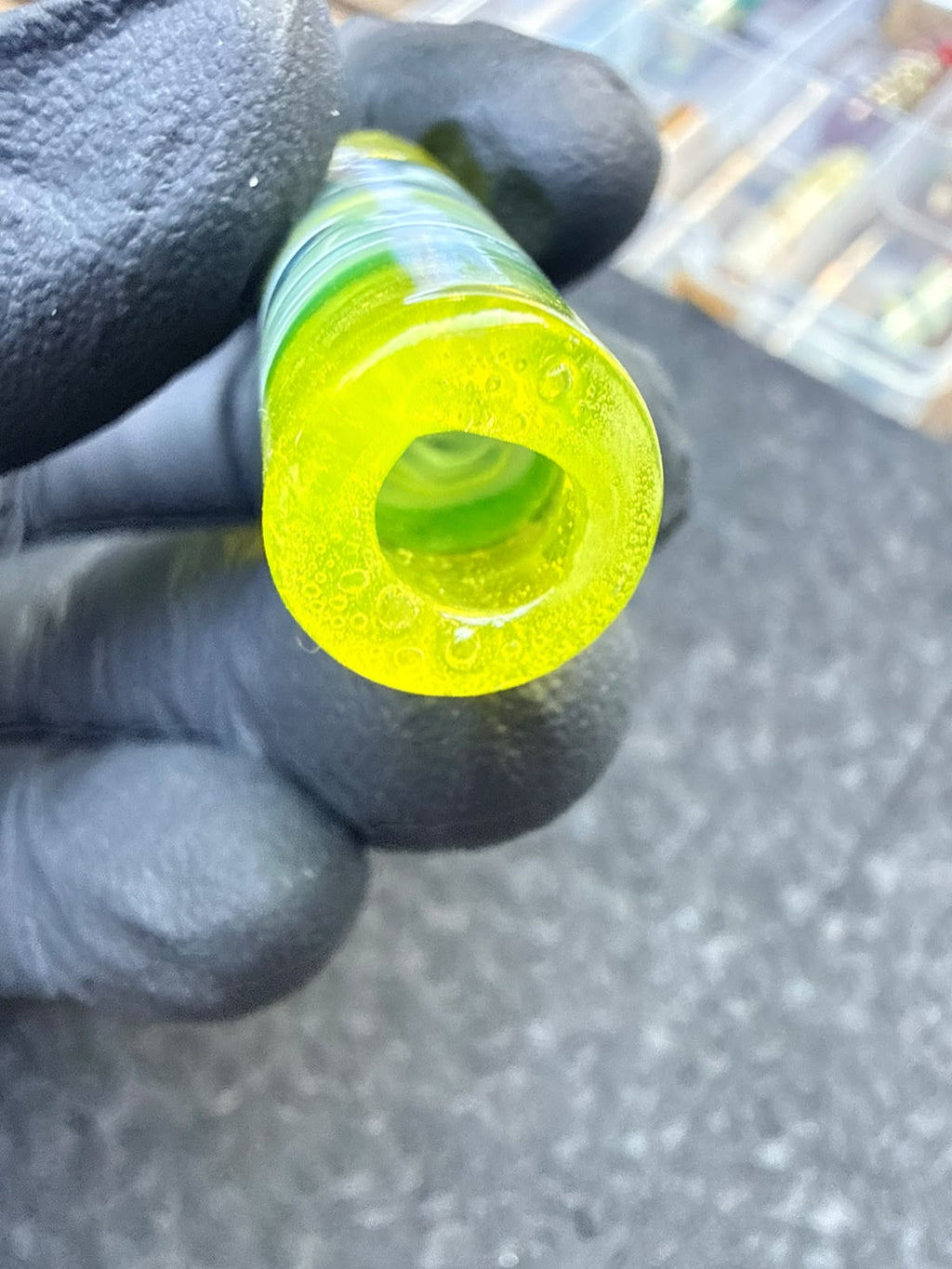 Punta per artisti del vetro Meccas – Giallo neon / Lime / Verde / Bianco – Grado B – 12,9 mm
