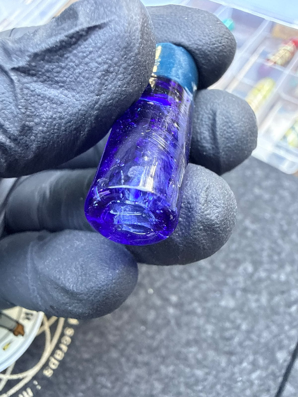 Meccas Glass Artist Tip – Blue / Turquoise Blue / Royal Blue – B-Grade - 11,5 mm