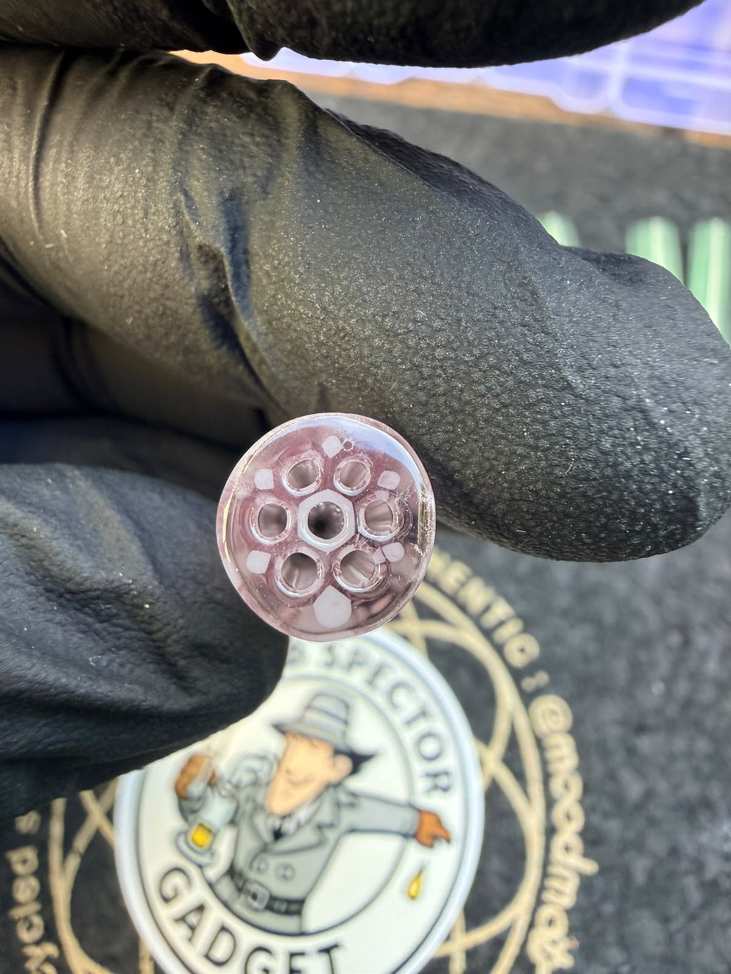 Meccas Glass Multihole Filtertip – Rosa - 9 mm