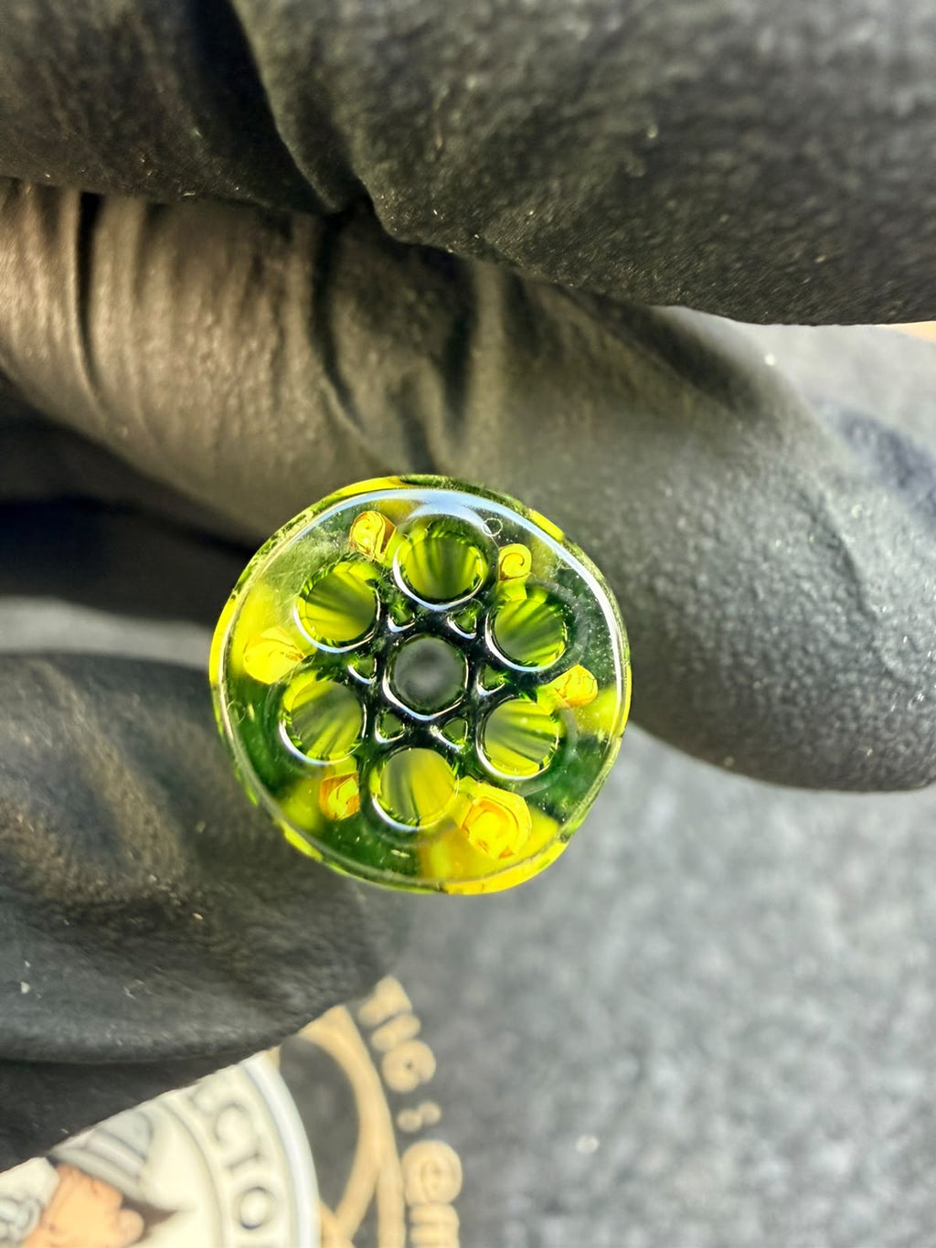 Meccas Glass Multihole Filtertip – Light Green / Sonnengelb - 11,2 mm